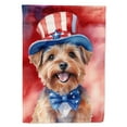 thumbnail image 1 of Norfolk Terrier Patriotic Garden Flag 11.25 in x 15.5 in, 1 of 5