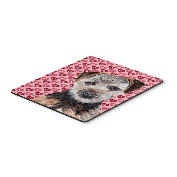 "Norfolk Terrier Puppy Hearts and Love Mouse Pad Hot Pad or Trivet"