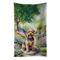 thumbnail image 1 of Norfolk Terrier Spring Path Kitchen Towel, 1 of 5