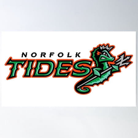 Norfolk Tides Icons Poster Wall Art, Modern Wall Decor For Living Room Bedroom, 8x12 UNFRAMED