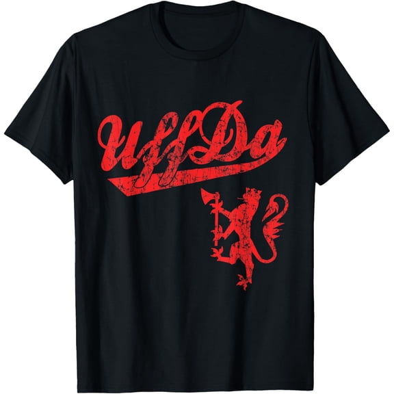 Norge Uff Da Norway Norwegian Funny Quotes Humor Sayings T-ShirtMen and women, White Black T-shirt, size: Extra large S-1565XL