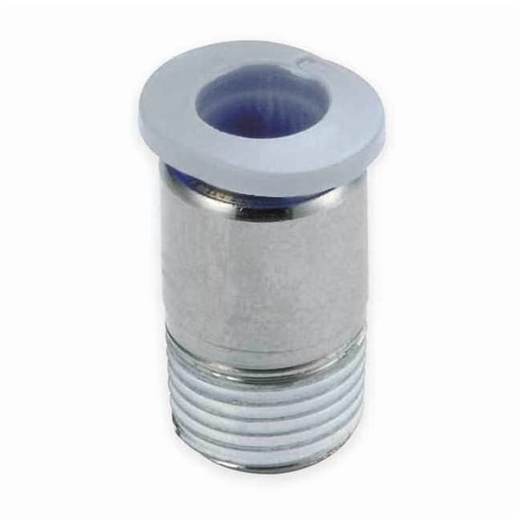 Norgren Hex Adapter, 1/8 in Tube Size, Polybutylene, White, 10 PK M222A0105