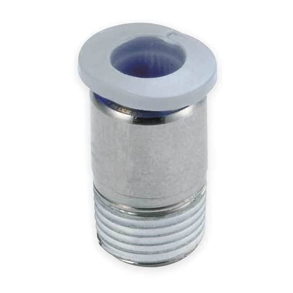 Norgren Hex Adapter, 1/8 in Tube Size, Polybutylene, White, 10 PK M222A0105