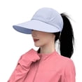 thumbnail image 1 of Noric Sun Hats for Women UV Protection Visor Hat with Wide Brim Adjustable Ponytail Hole Breathable for Outdoor, 1 of 5