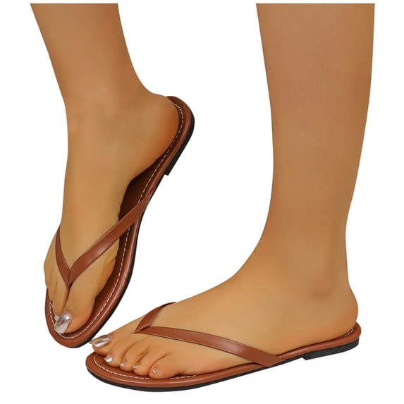 Noric Women's Flip Flop Sandals Thong Toe Post Flat Slippers Summer Beach Pool Indoor Outdoor Casual Comfort Non-Slip Shoes