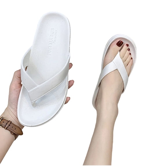 Noric Women's Flip Flop Sandals Thong Toe Post Slip On Flat Slippers Summer Beach Pool Casual Non-Slip Comfort Shoes