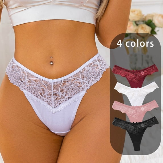 Noric Women's Floral Lace Spliced Hipster Briefs Low Rise Curved Fit Lightweight Breathable Panties