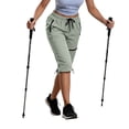 thumbnail image 1 of Noric Women's Hiking Cargo Capri Pants Quick Dry Pockets with Zipper Pockets Outdoor Walking Cropprd Pants, 1 of 8