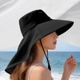 thumbnail image 1 of Noric Women's Wide Brim Sun Hats with Adjustable Chin Strap UPF 50+ UV Protection Summer Beach Hat for Hiking Camping Fishing, 1 of 5