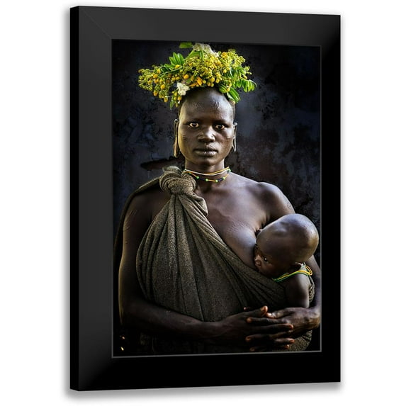 Noriega, Juanra 17x24 Black Modern Framed Museum Art Print Titled - Surma V