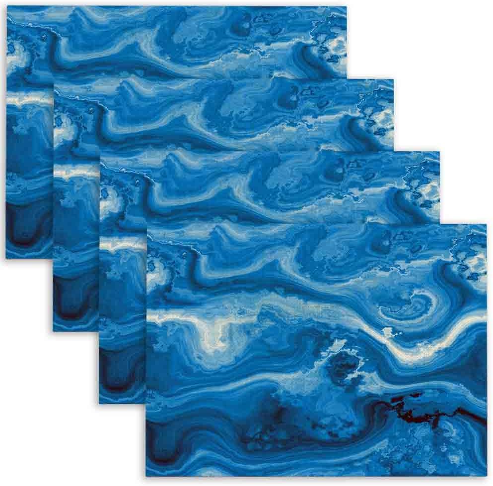 Norina Farmhouse Placemats Terrazzo Floor Pattern Kitchen Placemats