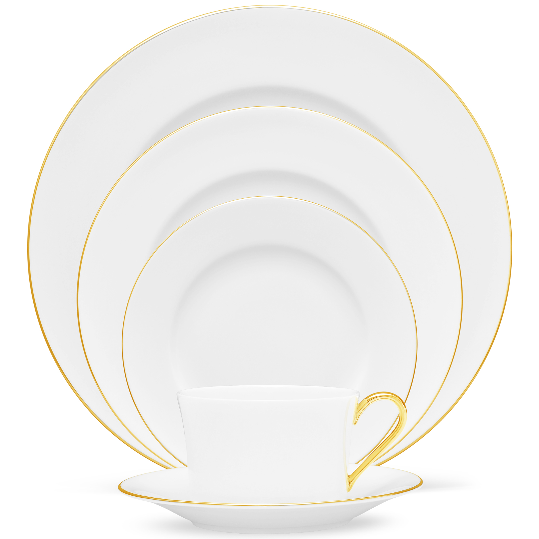 Noritake 5Piece Place Setting with Round Handles