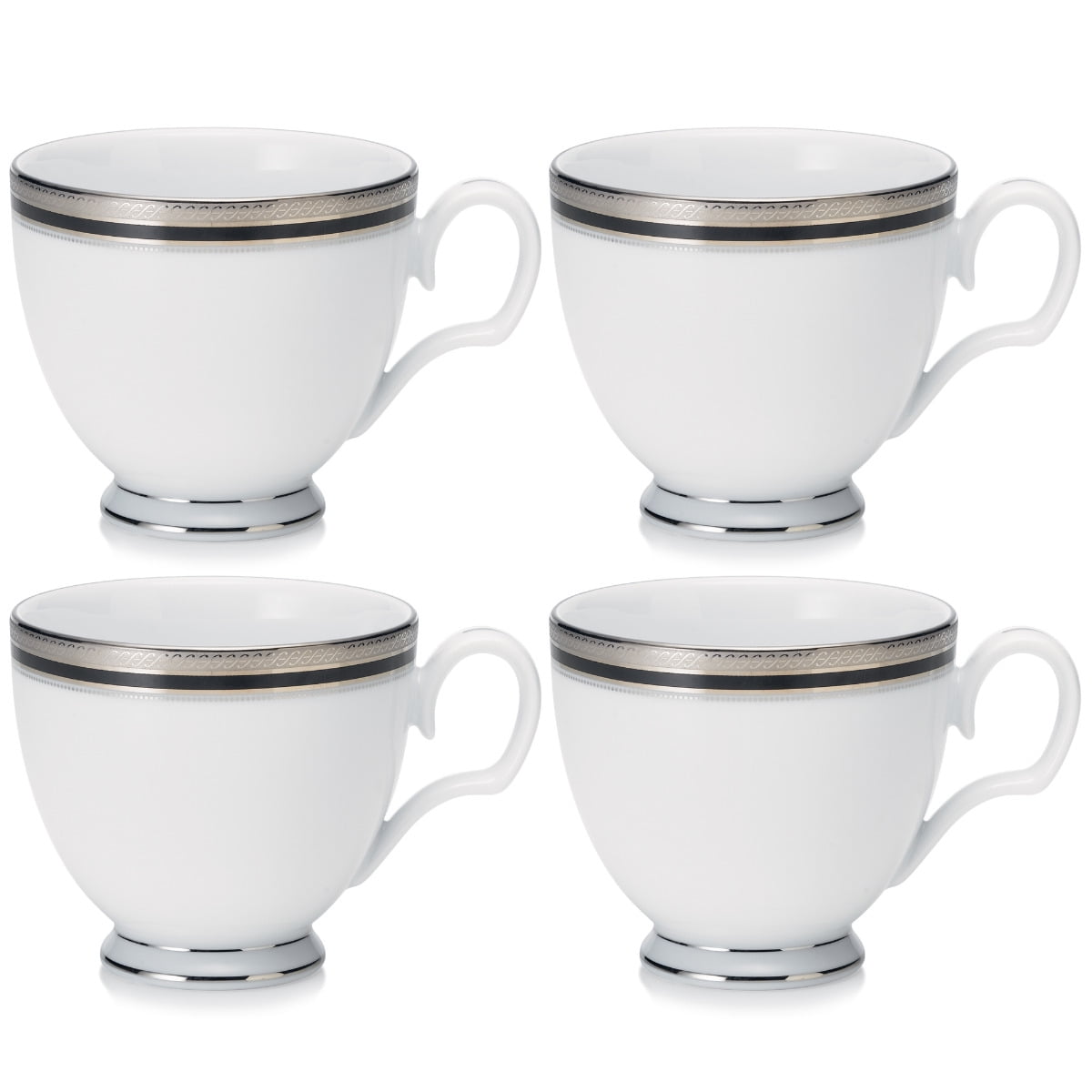 Noritake Austin Platinum Set of 4 Cups Walmart