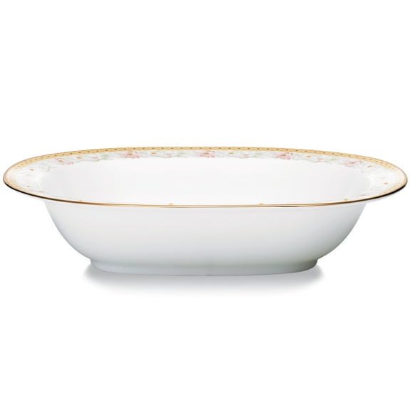 Noritake Blooming Splendor Oval Vegetable Serving Bowl