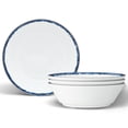 thumbnail image 1 of Noritake Blue Rill Set of 4 Soup Bowls, 1 of 7