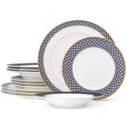 Noritake Blueshire 12-Piece Dinnerware Set, Service for 4