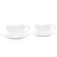 thumbnail image 1 of Noritake Cher Blanc Cup & Saucer Set, 4 pieces, 1 of 5