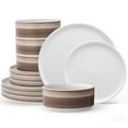 thumbnail image 1 of Noritake ColorStax Ombre Umber 12-Piece Dinnerware Set, Service for 4, 1 of 6