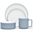 thumbnail image 1 of Noritake ColorTex Stone Aqua 4-Piece Place Setting, 1 of 6