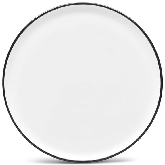 Noritake ColorTex Stone Black Stax Round Platter