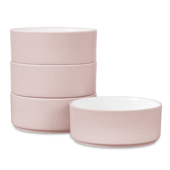 Noritake ColorTex Stone Blush Set of 4 Stax Cereal Bowls