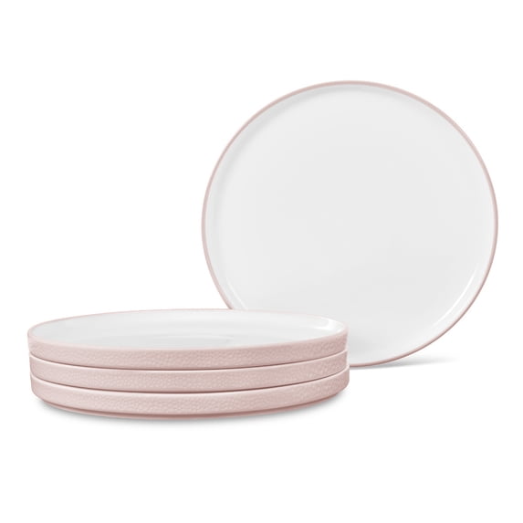 Noritake ColorTex Stone Blush Set of 4 Stax Salad Plates
