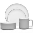 thumbnail image 1 of Noritake ColorTex Stone Grey 4-Piece Place Setting, 1 of 7