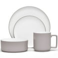 thumbnail image 1 of Noritake ColorTex Stone Taupe 4-Piece Place Setting, 1 of 7