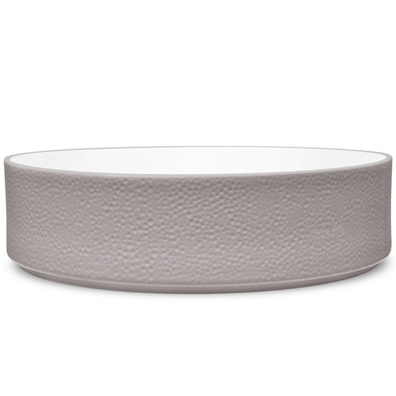 Noritake ColorTex Stone Taupe Stax Serving Bowl