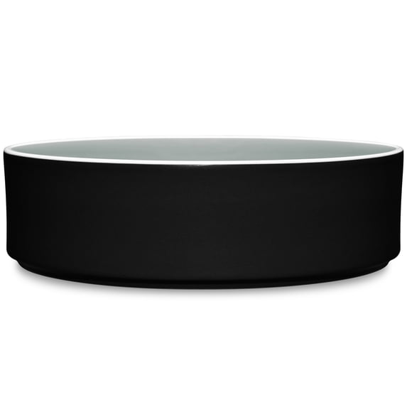 Noritake ColorTrio Graphite Stax Serving Bowl