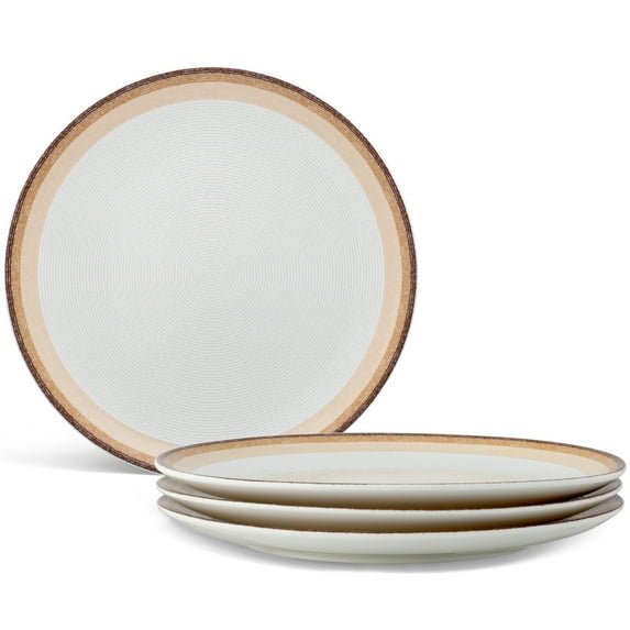 Noritake Colorscapes Layers Desert Set of 4 Coupe Dinner Plates