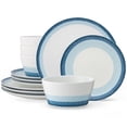 thumbnail image 1 of Noritake Colorscapes Layers Sky 12-Piece Coupe Dinnerware Set, Service for 4, 1 of 7
