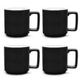 thumbnail image 1 of Noritake Colortex Stone Stax Mugs, Set of 4, Black, 1 of 3
