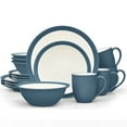 thumbnail image 1 of Noritake Colorwave Blue 16-Piece Curve Dinnerware Set, Service for 4, 1 of 7