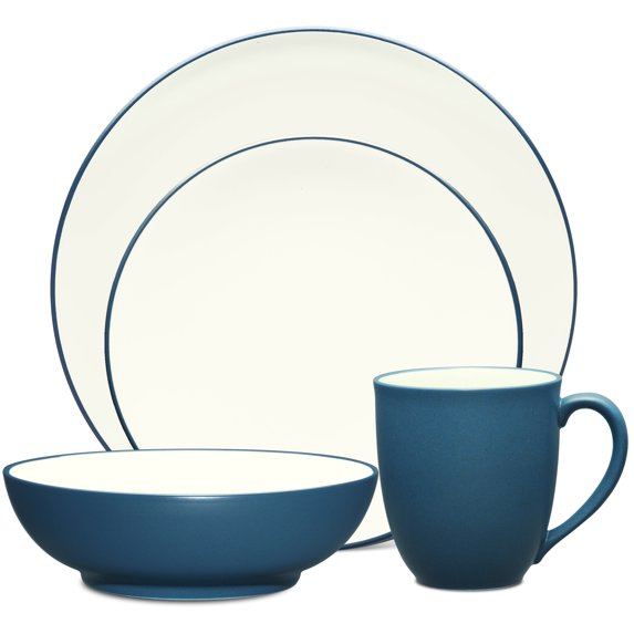 Noritake Colorwave Blue 4-Piece Coupe Place Setting