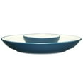 thumbnail image 1 of Noritake Colorwave Blue Chip and Dip Serving Bowl, 1 of 3