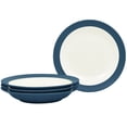 thumbnail image 1 of Noritake Colorwave Blue Set of 4 Large Pasta Bowls, 1 of 5