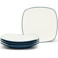 thumbnail image 1 of Noritake Colorwave Blue Set of 4 Square Dinner Plates, 1 of 7