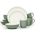thumbnail image 1 of Noritake Colorwave Green 16-Piece Coupe Dinnerware Set, Service for 4, 1 of 7