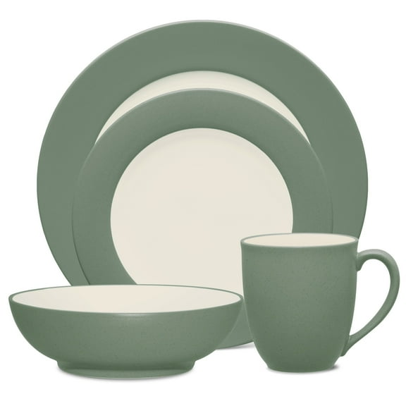Noritake Colorwave Green 4-Piece Rim Place Setting