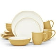 thumbnail image 1 of Noritake Colorwave Mustard 16-Piece Coupe Dinnerware Set, Service for 4, 1 of 7