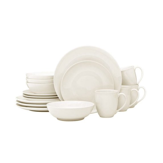 Noritake Colorwave Naked 16-Piece Coupe Dinnerware Set, Service for 4
