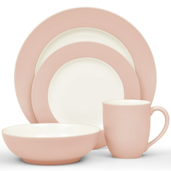 Noritake Colorwave Pink 4-Piece Rim Place Setting