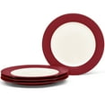thumbnail image 1 of Noritake Colorwave Raspberry Set of 4 Rim Dinner Plates, 1 of 7