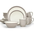 thumbnail image 1 of Noritake Colorwave Sand 16-Piece Curve Dinnerware Set, Service for 4, 1 of 7