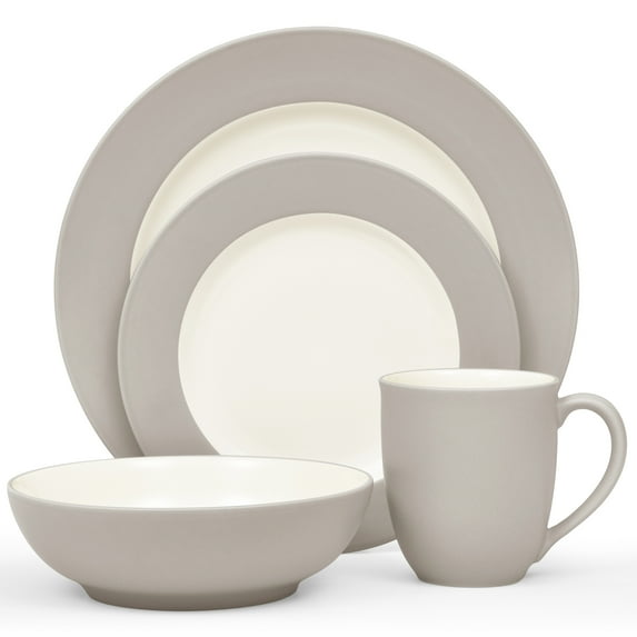Noritake Colorwave Sand 4-Piece Rim Place Setting