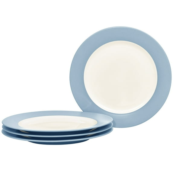 Noritake  Colorwave Set Of 4 Rim Salad Plates, 8-1/4" Ice