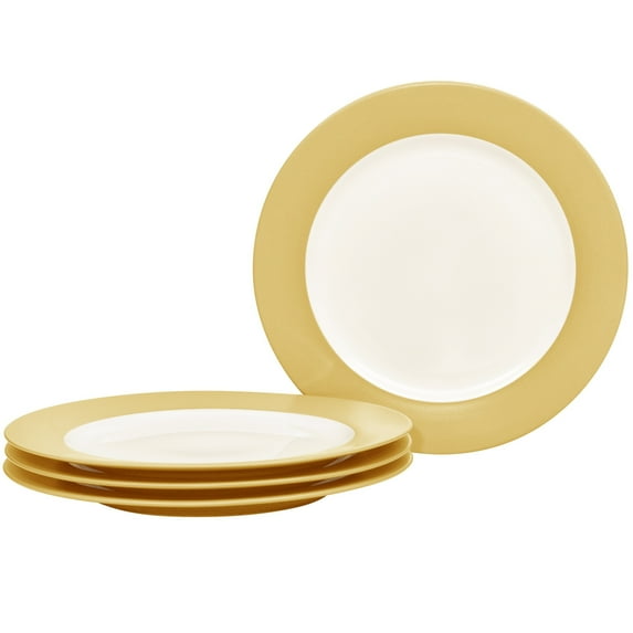 Noritake  Colorwave Set Of 4 Rim Salad Plates, 8-1/4" Mustard
