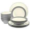 thumbnail image 1 of Noritake Colorwave Slate 12-Piece Coupe Dinnerware Set, Service for 4, 1 of 7