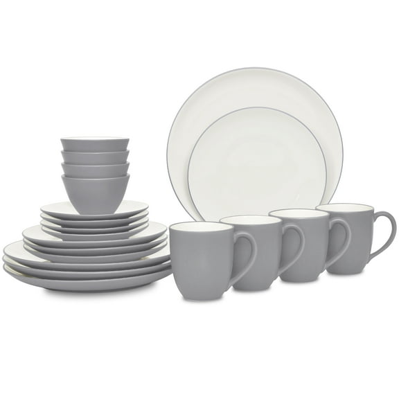 Noritake Colorwave Slate 20-Piece Value Dinnerware Set, Service for 4